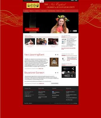 New England Gilbert & Sullivan Society Website Designed and managed by Jmac Designs