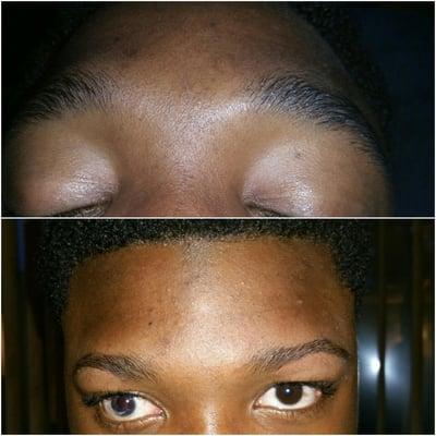 Male Brow waxing