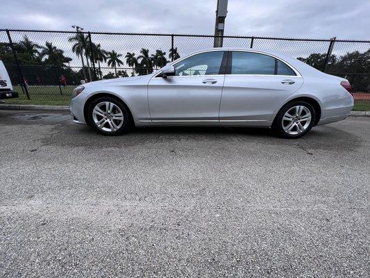 soft wash shampoo and wax soap bringing out the silver