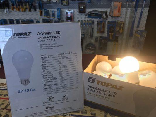 LED BULBS! $2.50e