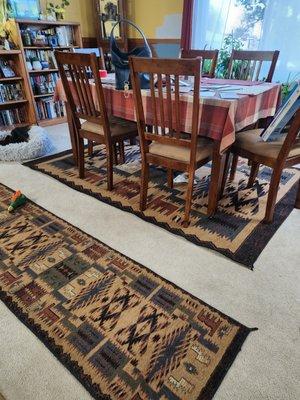 dining room, before same stinky carpet