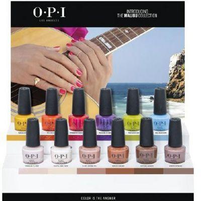 The new summer OPI Malibu collection is here. Come and get your summer colors.