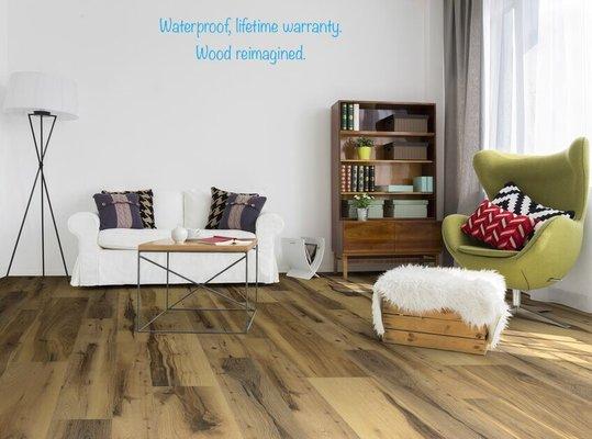 Wood reimagined for Florida 100% waterproof lifetime residential warranty's