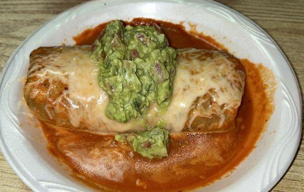 #15. Fiesta Deluxe Wet Burrito/ shredded beef