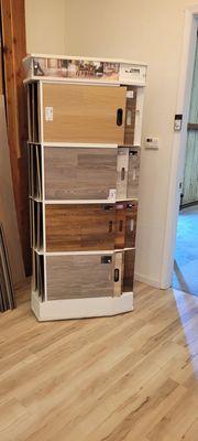 upgraded spinner rack for Laminate flooring