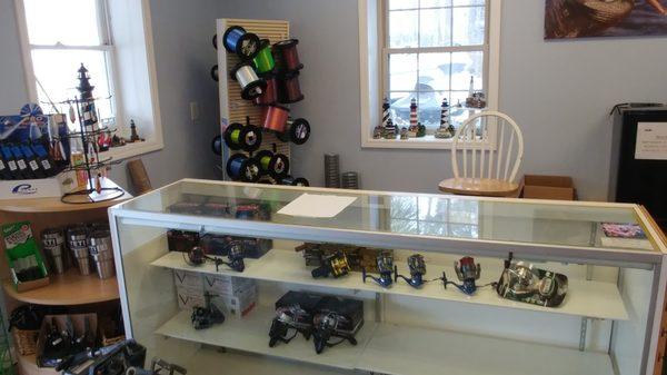 we also offer new line winding service for all of your rod and reel needs.