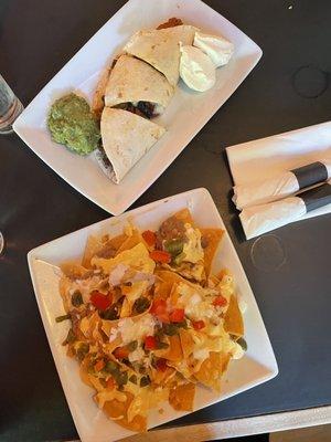 Quesadilla & nachos