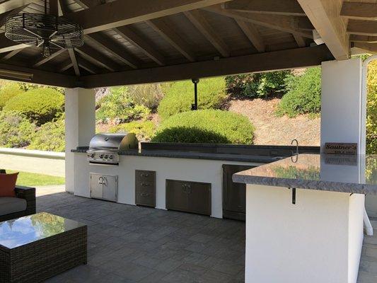 Patio cover , bar and bbq