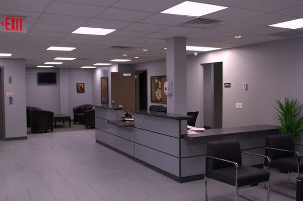 Reception Desk & Check In Area