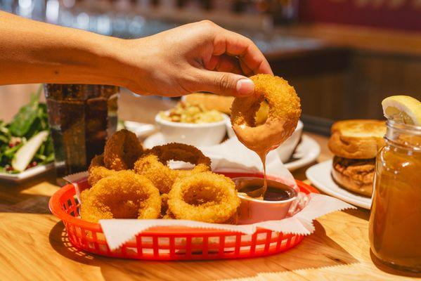 Onion rings are special.