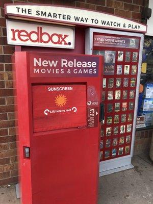 Redbox videos and games!