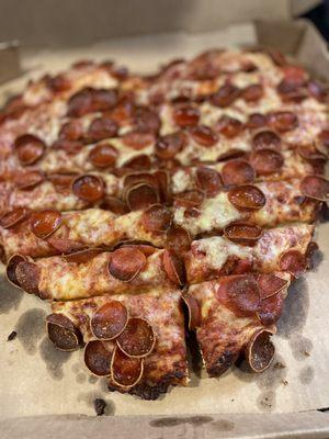 Not quite as dazzling as the Heart Shaped Pepperoni Pizza