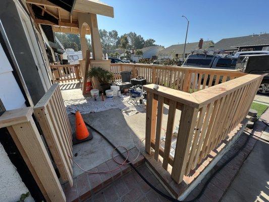 Wood fences