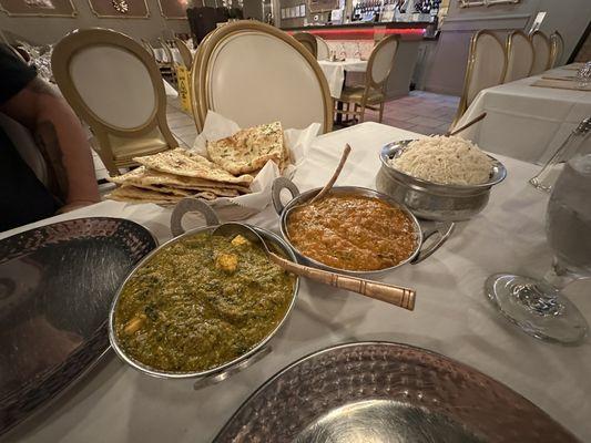 Saag Paneer lamb something