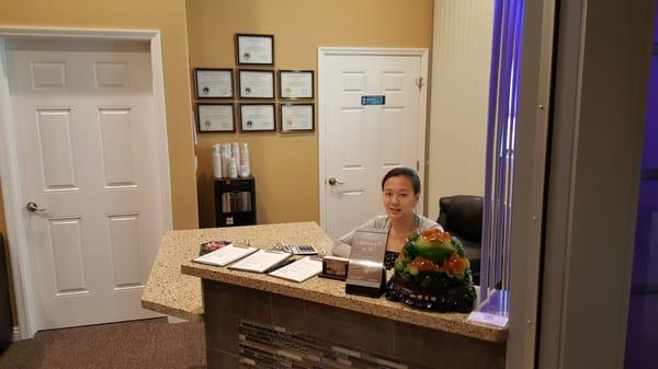 A Friendly Receptionist