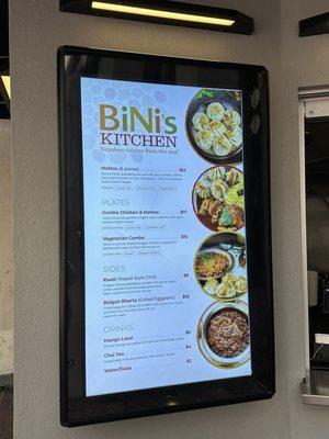 Bini's Kitchen menu ~ Nepalese cuisine from the soul 3/2024