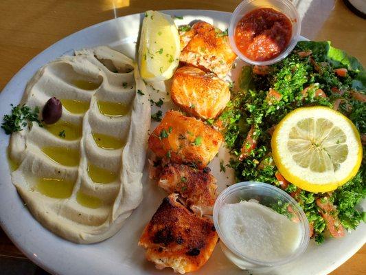 Salmon kabob