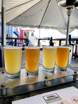 Beer flight ($12)