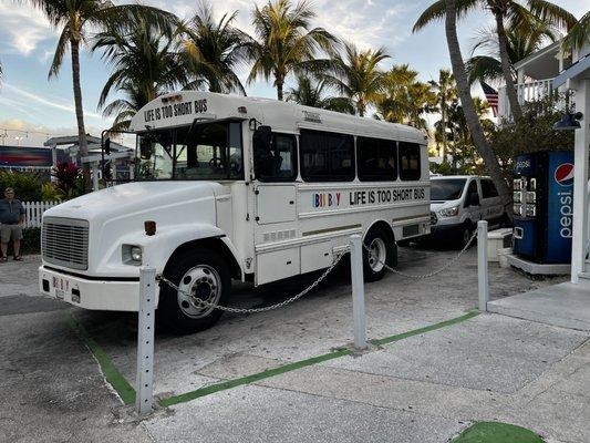 The shuttle to Mallory square every hour on the hour!