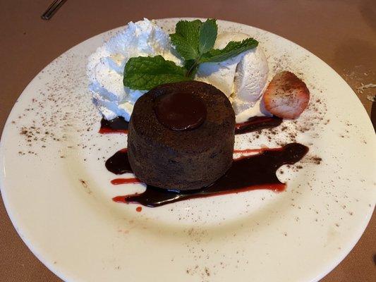 Chocolate lava cake