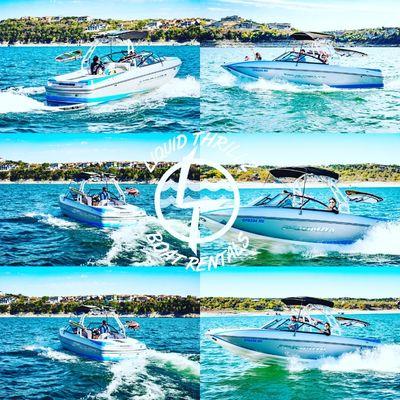 We offer captained services with our Deluxe Wake Boats so that you and you guest can all enjoy the lake without the hassle of driving.