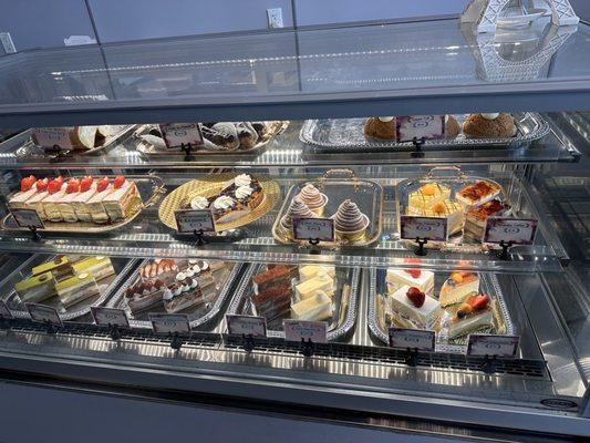 A display case full of delectable goodies