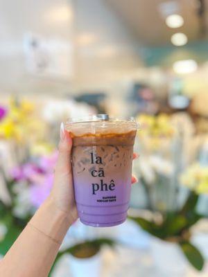 Ube coffee