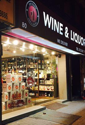 Storefront. Retail liquor and wine.