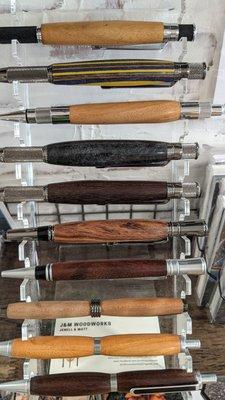 Hand-turned pens