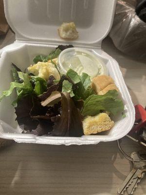 Smallest salad I have ever seen for $4