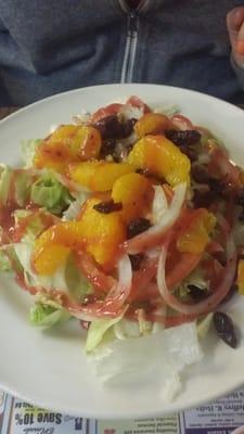 Fruit and nut salad