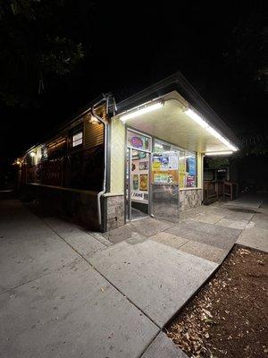 Corner Store Entrance