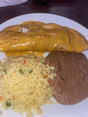 Chicken chimichanga