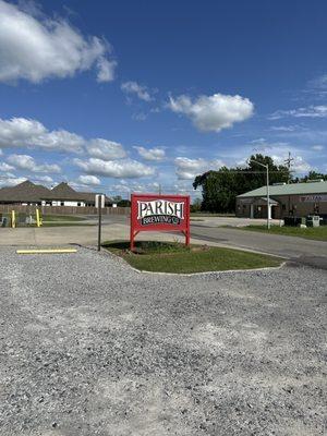 Sign out front