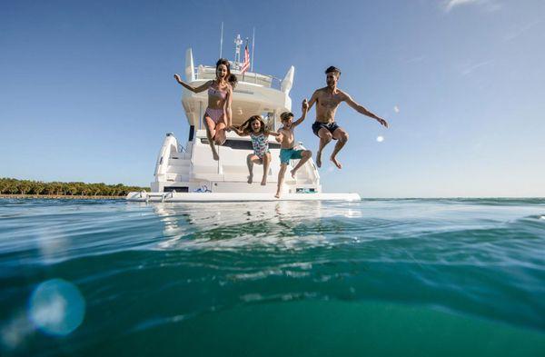 Jump into the season with the new Sunseeker 68 Manhattan for your next yacht charter in Miami.