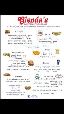 Our Menu