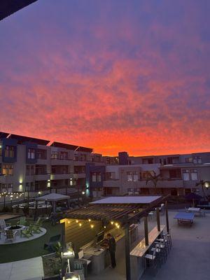 Breathtaking Sunset overlooking Cielo Apartments