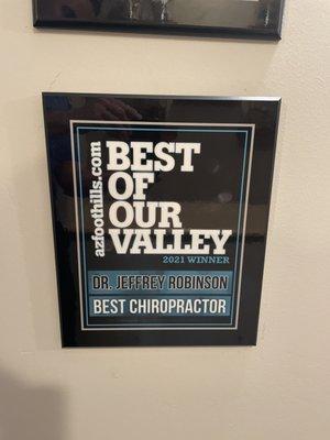 Best chiropractor 2021!