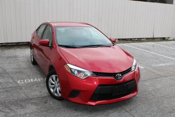 A 2014 Corolla after receiving the High Road treatment.