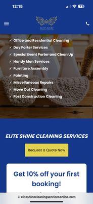 Elite Shine Cleaning Services