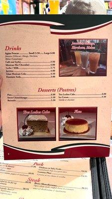 Desserts and Drinks