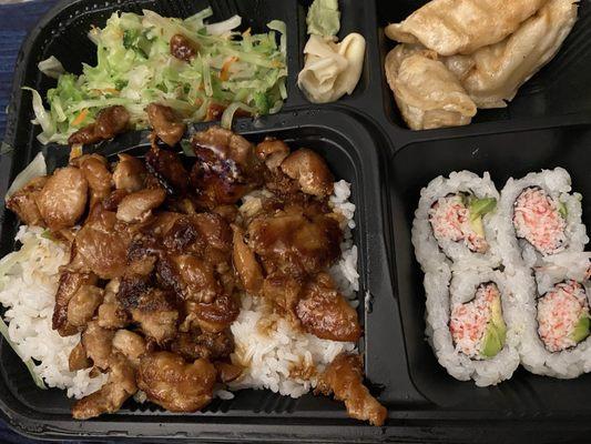 Chicken teriyaki bento