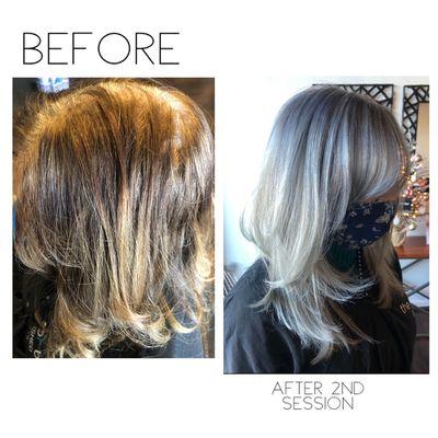 Grey transitioning by Nikki