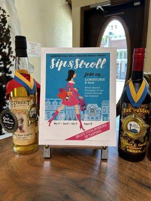 Sip & Stroll tonight in downtown Walla Walla. #2ndstreetdistillingco #downtownwallawalla #sip&stroll