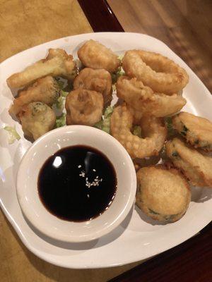 Veggie tempura (alert, stay away)