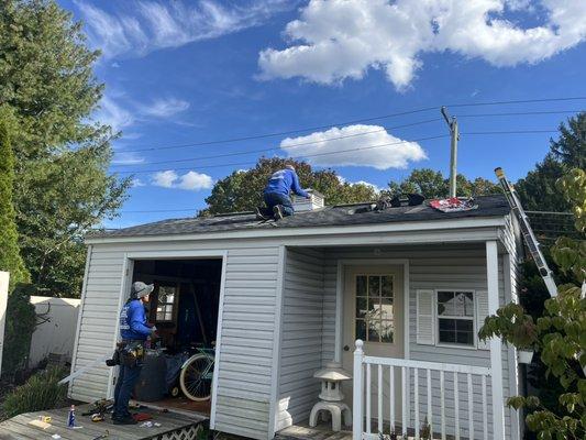 Shed repair ,roof ,trim repair