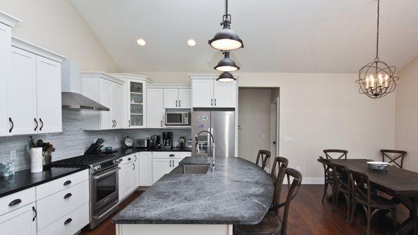 Little Traverse Lake New Home Soapstone and Quartz Counters