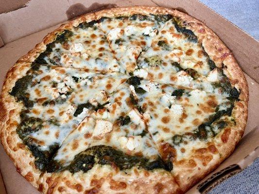 Palak Paneer Pizza