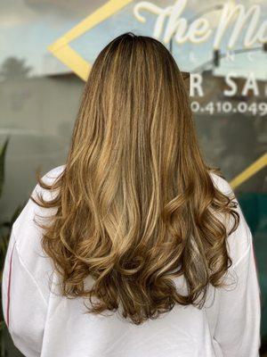 Warm balayage, Only your haircut