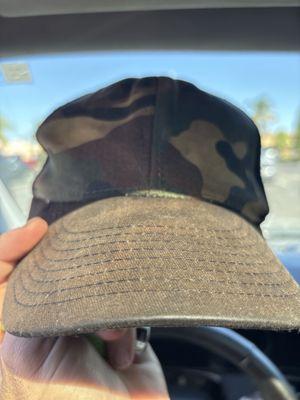 Here's how one of their $15 hats lasts 1 month of use. Poor quality